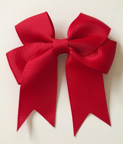 Long Tail Colourful Hair Bows 3" With Clip - 34 Colours - Cheer bows  - Picture 5 of 38