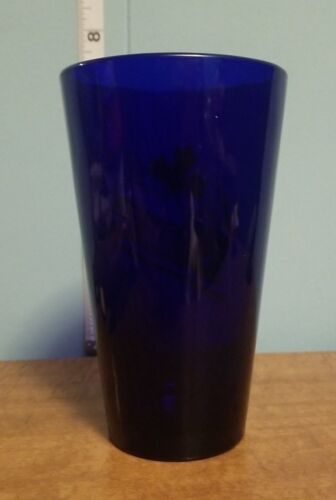 Labatt Blue Pint Glass 5.75" Tall Cobalt Blue GREAT LOOKING GLASS - Picture 4 of 8