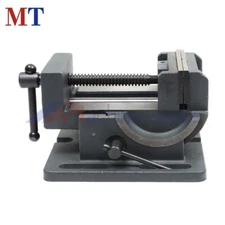 4.25 Inch Drill Press Tilting Angle Vise Industrial Strength Benchtop Vise