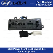 885212G000 Genuine OEM Power Front Seat Switch Left LH for Kia Optima 2006-2010