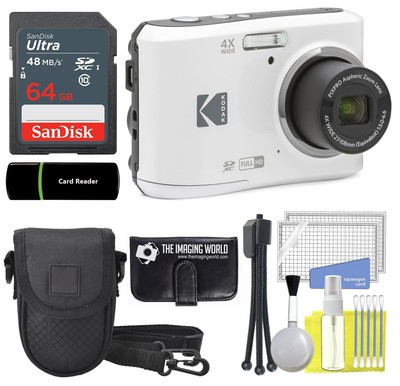 Kodak FZ45 16MP Digital Camera 4X Optical Zoom 27mm Wide Angle 1080P Full Video