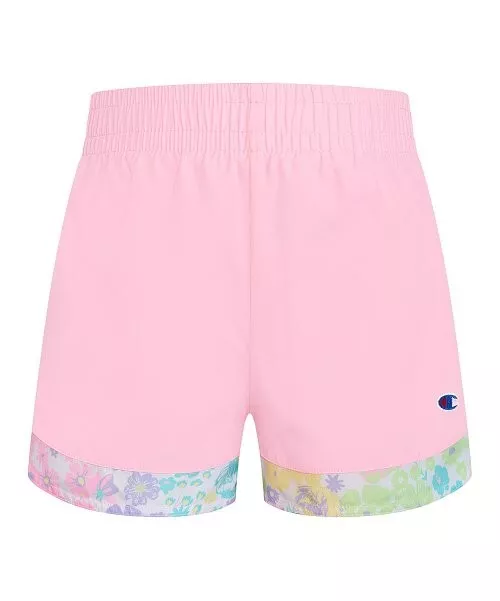 Champion Pink Candy Floral Woven Shorts Size M eBay