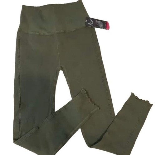Leggings donna Lux La Dea Dentro 7/8 costine alta compressione verde oliva prezzo ebay
