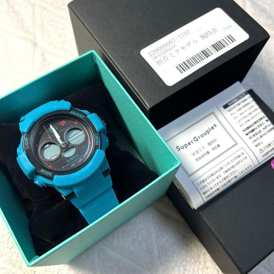 Hatsune Miku Model Watch Supergroupies Discontinued Item 3 Used F