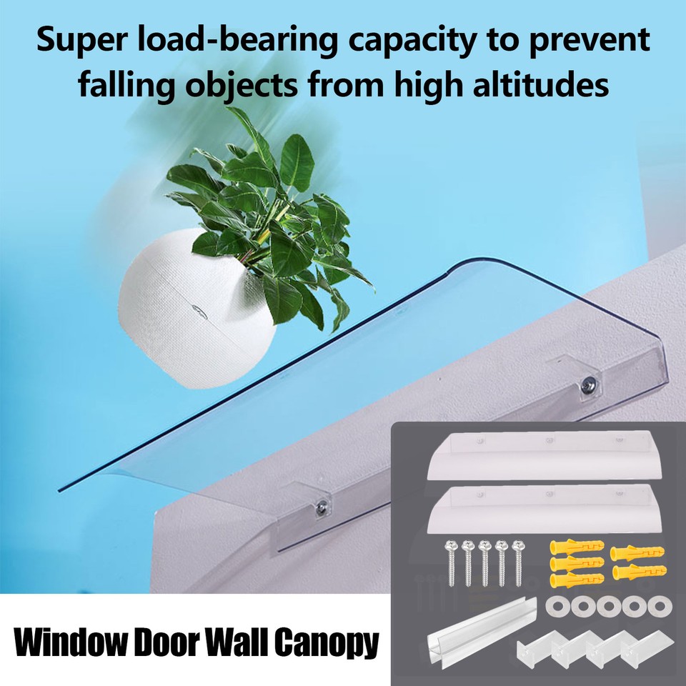 Door Canopy Awning Rain Shelter Front Back Porch Outdoor Shade Patio