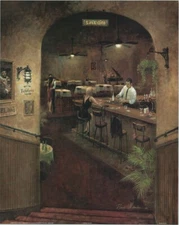 Robert Manning Art Print Lonely Heart .Romantic Interlude Set of 2 16x20 in