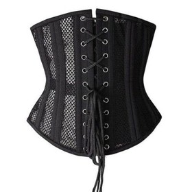 Women's Short Torso Steel Boned Corset Heavy Duty Waist Training Underbust Corse