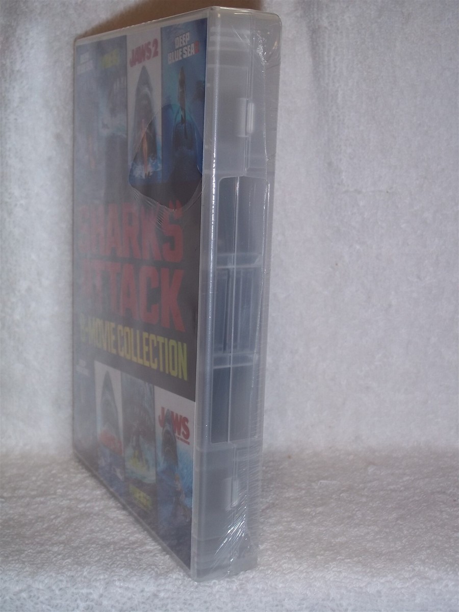 Sharks Attack 8-film Collection (DVD, 2025, 7-Disc) action