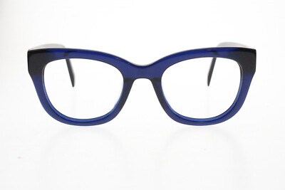 Warby Parker Gemma 356 Blue Transparent Thick Frames 52/22-142 mm