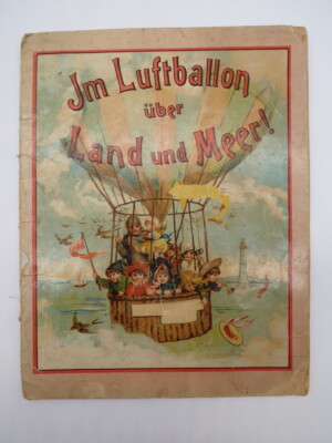 JM LUFTBALLON UBER LAND UND MEER! [IN A BALLOON OVER LAND AND SEA! ] 1890