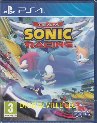 Team Sonic Racing PS4  Brand New Factory Sealed PlayStation 4
