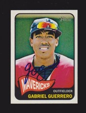 2014 HERITAGE #84  Gabriel Gabby Guerrero  MARINERS  SIGNED AUTOGRAPH AUTO COA