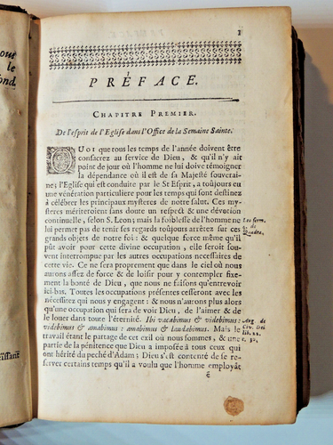 Maroquin aux Armes de Louis XV. Office de la semaine Sainte. 1724 - Foto 8 di 16