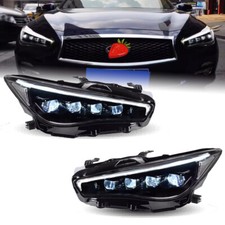 Per Infiniti Q50/Q50L Fari 14-19 Proiettore FULL LED DRL Segnale di Direzione