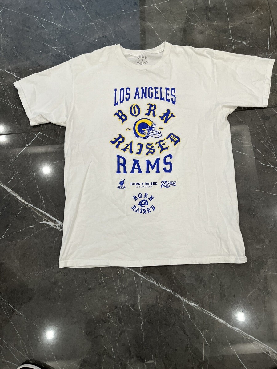 Born x Raised Los Angeles Rams NFL BXR T Shirt Large | eBay