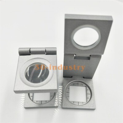 QTY:1 New FOR PEAK Folding Magnifying Glass And Cloth Mirror 1209SAO *