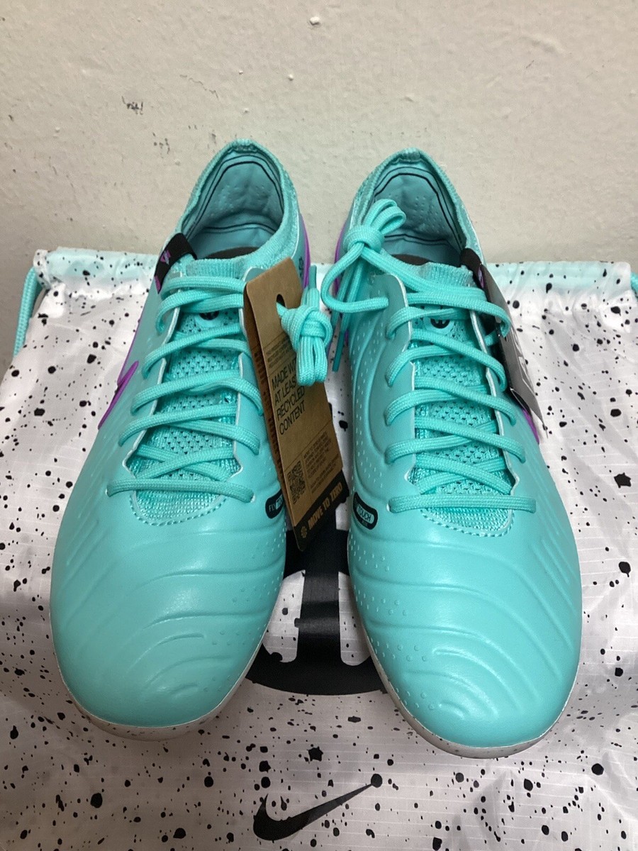 NIKE TIEMPO LEGEND 10 ELITE AG-PRO ( BLUE ) SOCCER CLEATS SIZE 7
