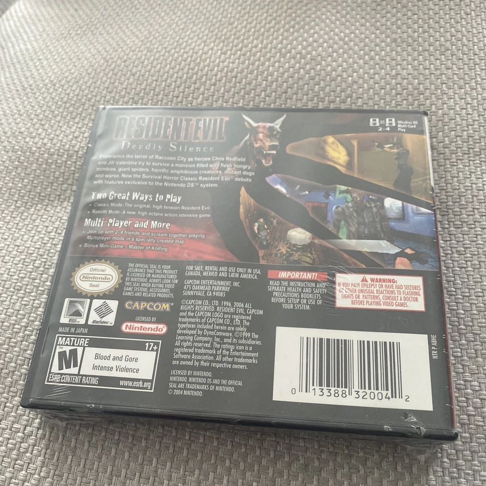 Resident Evil: Deadly Silence (Nintendo DS, 2006) Capcom Brand New - SEALED - Image 2 of 4
