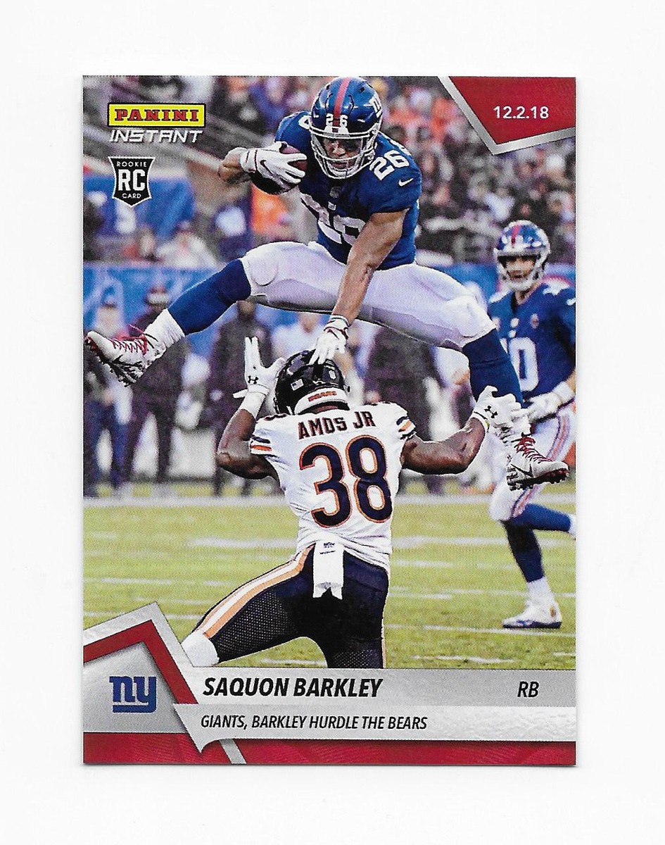 2018 Panini Instant ROOKIE CARD #119 Saquon Barkley RC New York Giants /129