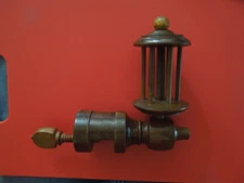 J4466 ANTIQUE Rosewood ? SEWING TABLE REEL CLAMP