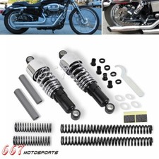 Kit de reducción de resorte de horquilla amortiguadores de 10,5" para Harley Sportster 2004-2017