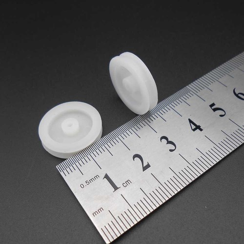100 pz 19,62 A puleggia in plastica ingranaggi modello ruote motore OD 19,6 mm foro 2 mm id 1,95 mm - Foto 9 di 11