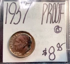 1957 Roosevelt Silver Dime Proof. ENN Coins