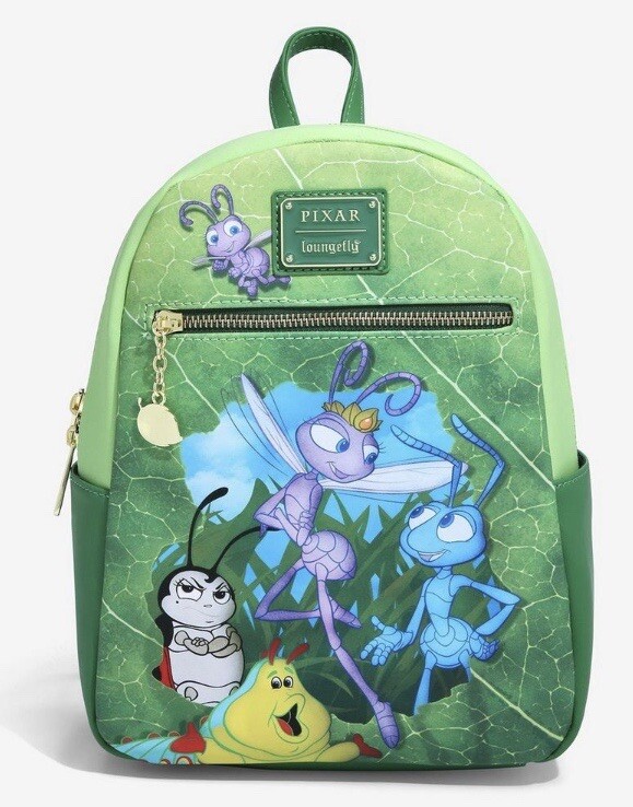 Loungefly Disney Pixar A Bug's Life Leaf Mini Backpack | eBay