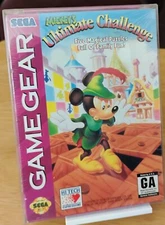 Mickey's Ultimate Challenge Sega Game Gear, 1994 Sealed & Pristine 