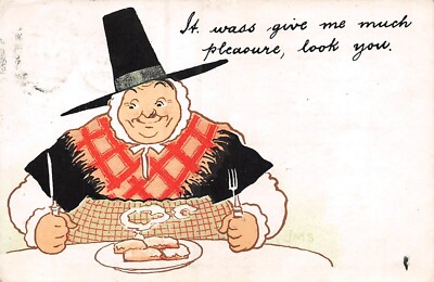 POSTKARTE SCHREIB WEG ES WARS GIB MIR VIEL FREUDE SCHAU DU WALISISCHE DAME