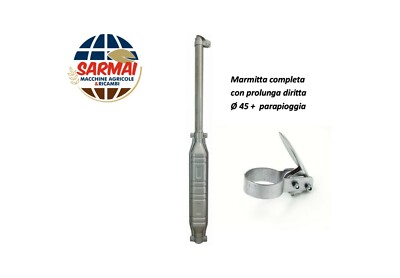 SILENZIATORE FIAT CON ATTACCO DIAMETRO 46 Mm. - CNH Originale - 5011657 - Foto 4