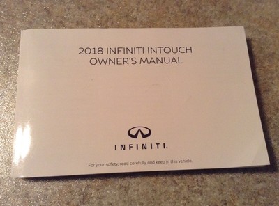 2018 18 Infiniti QX80 Owners Manual with Intouch manual | eBay