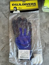 U S Diver Aqua Lung Gloves XS Bright Blue