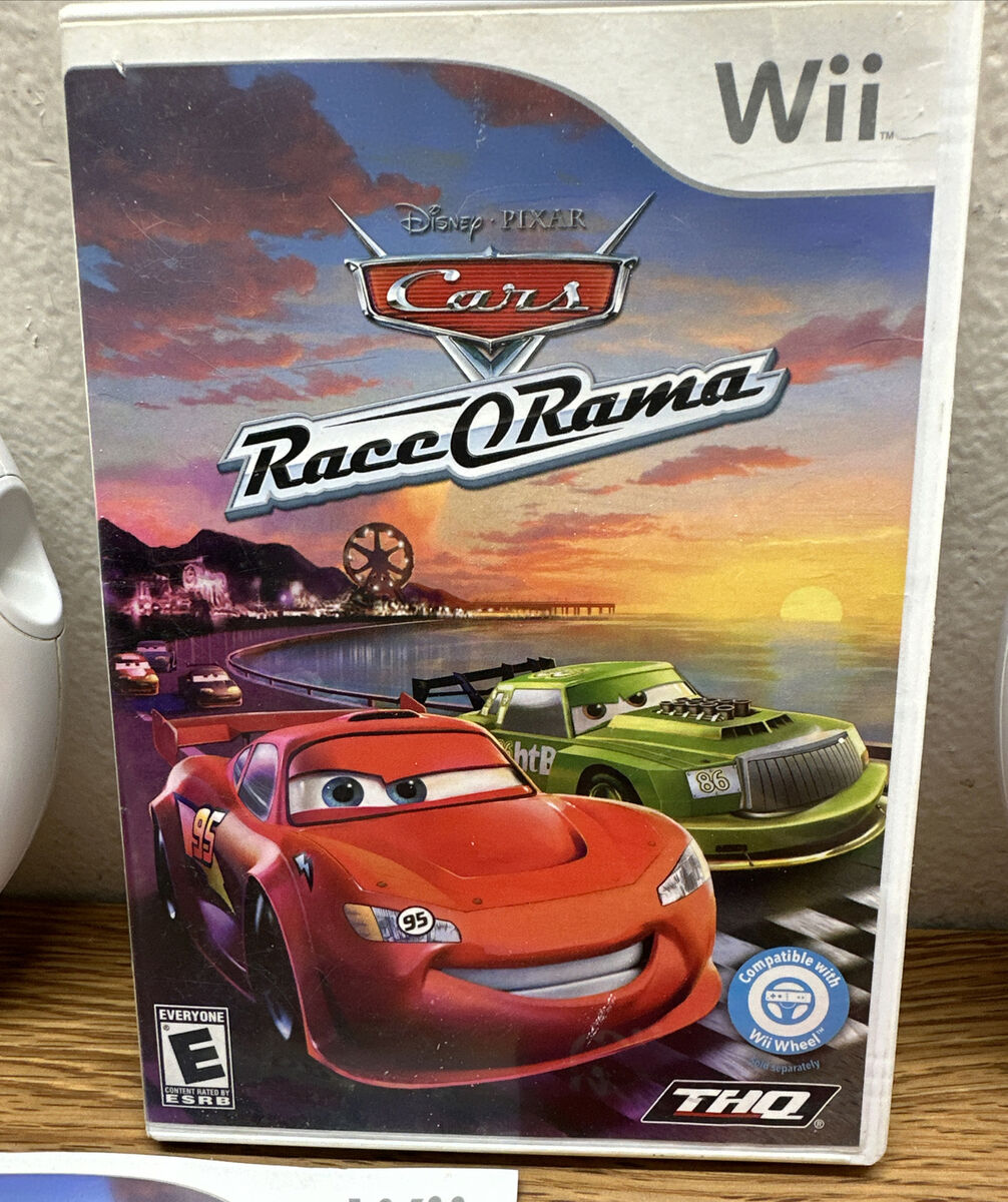 Disney Pixar Cars Race-O-Rama Wii Game Complete Tested Works