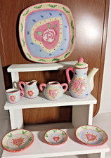 Doll Size Porcelain Miniature Tea Set Bella Casa by Ganz