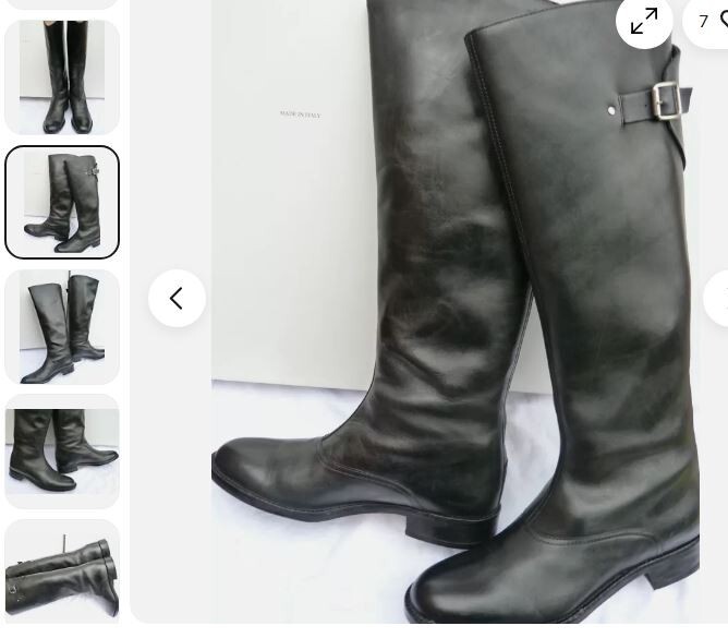 HOBBS/Tom Ford/WOMEN'S BIKER/RIDING BOOT/GILLIE/SIZE UK6.5/39.5/7/40/RRP£289/ZIP image 2
