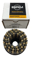 BRM 100mm x 38mm NAMPOWER Nylon Abrasive Disc Dot Brush 80 Grit