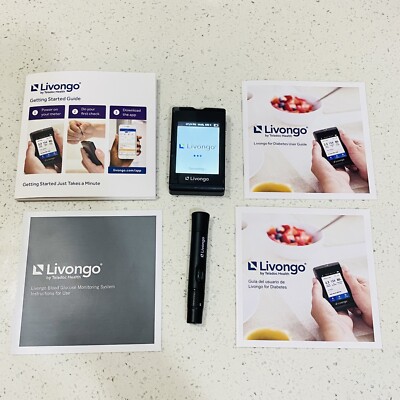 Livongo Connected Blood Glucose Meter BG300 with Manual Tested Works