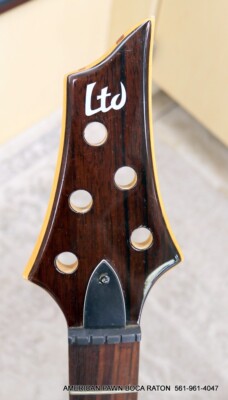 ESP LTD B-5E Mahogany Natural Satin body 