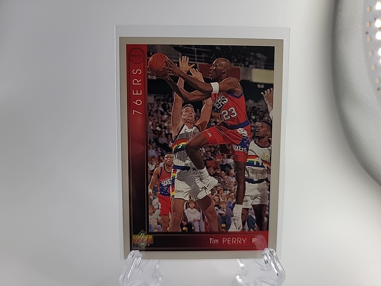 1993-94 Upper Deck - #100 Tim Perry Philadelphia 76ers 