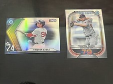2022 Bowman Triston Casas Top 100 Prospects & 2021 Top 100 - Red Sox