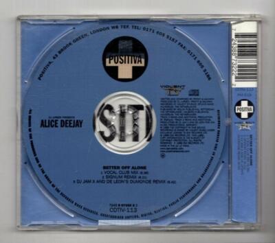 Better Off Alone CD Alice Deejay (1999) | eBay UK