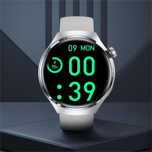 Bluetooth-kompatible sprechende runde Uhr wasserdichter HD-Bildschirm für Android IOS - Bild 15 von 21