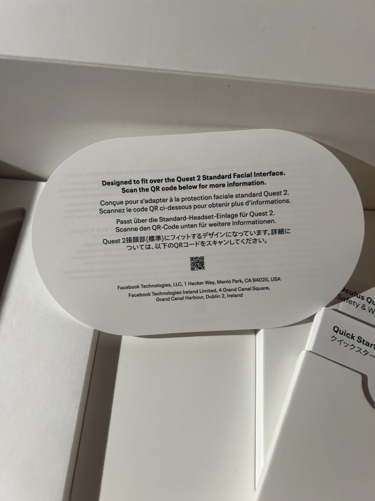 Meta Quest 2 Advanced All in One Virtual Reality Headset 256GB Controllers Case