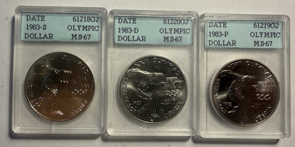 25+ 1983 U.S. Mint Certified Proof US Commemorative Coins for sale