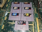 SNES Shaq Fu Cartridge & Mario All-Stars x2 & Exact 3-Others-Worn-READ ALL
