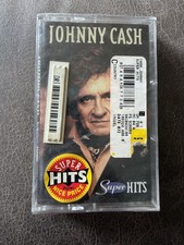 Johnny Cash Super Hits Audio Cassette Tape 1994 New & Sealed