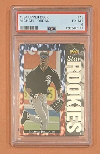 MICHAEL JORDAN 1994 Upper Deck #19 Star Rookies PSA 6 EX-MT