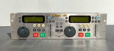 Numark CDN-34S Professional Rack-Mountable Dual DJ CD Player Controller System