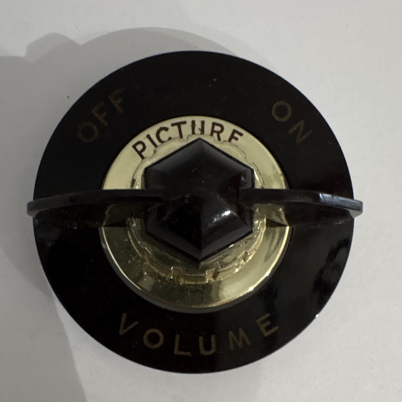 Vintage Tv Set Knobs 2 Piece